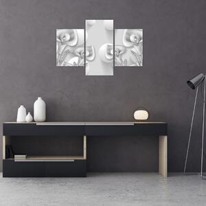 Tablou -Design flori (90x60 cm)