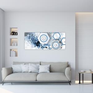 Tablou - Abstract geometric (120x50 cm)