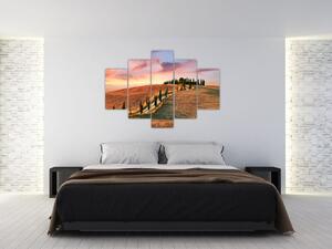 Tablou - Casa pe deal Toscana, Italia (150x105 cm)