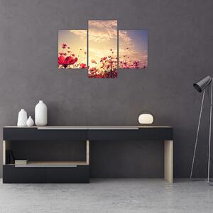 Tablou - Lunca cu flori (90x60 cm)