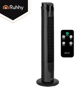 Ventilator tip coloană – silențios, puternic, cu telecomandă | 45 W, oscilație, temporizator
