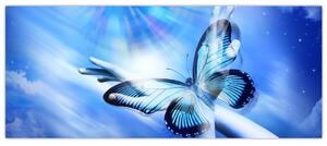 Tablou - Fluture, simbolul speranței (120x50 cm)