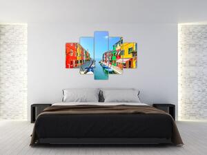 Tablou - Insula Burano, Veneția, Italia (150x105 cm)