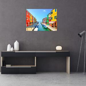 Tablou - Insula Burano, Veneția, Italia (70x50 cm)