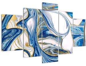 Tablou - Valuri de marmură (150x105 cm)