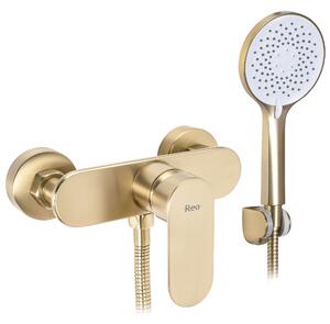 Baterie de duș REA DROP Brush Gold
