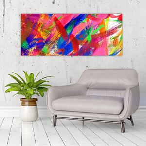 Tablou - Abstract colorat (120x50 cm)