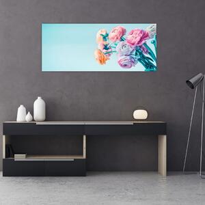 Tablou - Flori în vază (120x50 cm)