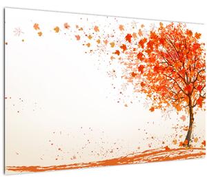 Tablou - Copac în vâmnt (90x60 cm)