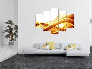 Tablou - Abstrac galben (150x105 cm)