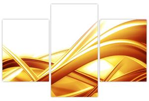 Tablou - Abstrac galben (90x60 cm)