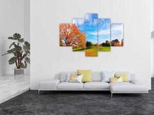 Tablou - Peisaj de toamnă (150x105 cm)