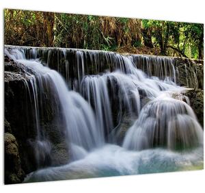 Tablou - Cascadă în junglă (70x50 cm)