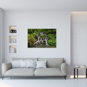 Tablou - Cascadă tropicală (90x60 cm)