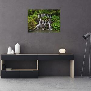 Tablou - Cascadă tropicală (70x50 cm)