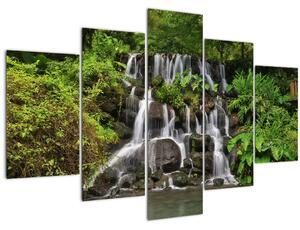 Tablou - Cascadă tropicală (150x105 cm)