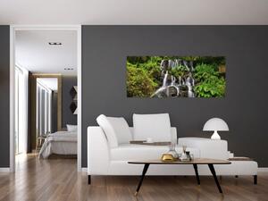 Tablou - Cascadă tropicală (120x50 cm)