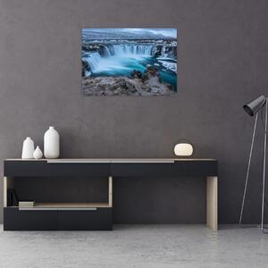 Tablou - Priveliște la cascade (70x50 cm)