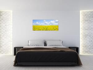 Tablou - Câmp galben (120x50 cm)