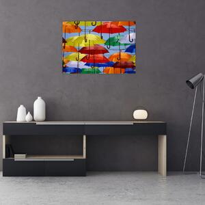 Tablou - Umbrele colorate (70x50 cm)
