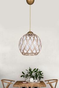 Lustra HM024 Chandelier, Alb, 22x22x54 cm