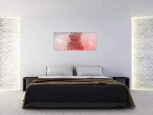 Tablou - Fum roșu (120x50 cm)