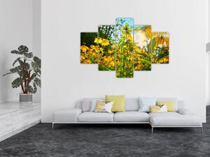 Tablou - Flori galbene (150x105 cm)