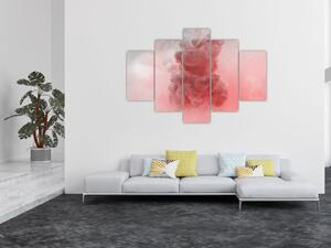 Tablou - Fum roșu (150x105 cm)