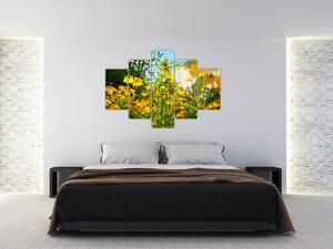 Tablou - Flori galbene (150x105 cm)