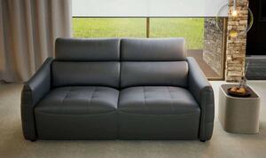 Canapea extensibila piele naturală Davos 3 locuri