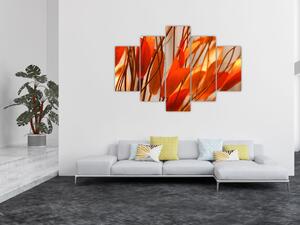 Tablou - Frunze înflorite (150x105 cm)