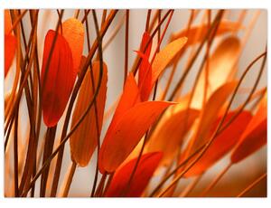 Tablou - Frunze înflorite (70x50 cm)