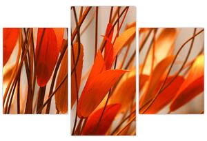 Tablou - Frunze înflorite (90x60 cm)