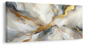 Tablou abstract energie aurie