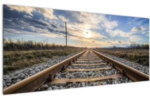 Tablou - Cale ferată (120x50 cm)