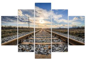 Tablou - Cale ferată (150x105 cm)