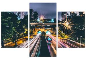 Tablou - Oraș de noapte (90x60 cm)