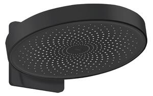 Oltens Vann cap de duș 26x26 cm rotund negru mat 37007300