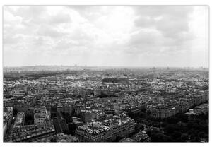 Tablou - Acoperișuri clădirilor din Paris (90x60 cm)
