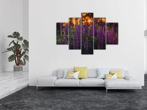 Tablou - Flori de lupin (150x105 cm)