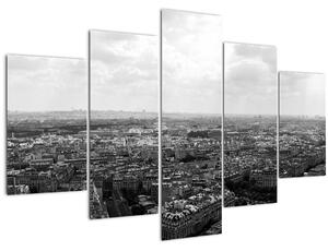 Tablou - Acoperișuri clădirilor din Paris (150x105 cm)