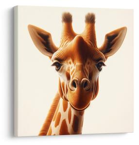 Tablou privire detaliată a girafei