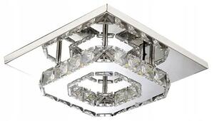 Lampă de tavan pătrată de cristal Plafond Glamour 8W APP406-C