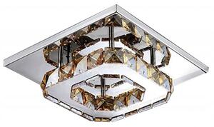 Lampă de tavan pătrată de cristal Plafond Glamour 8W APP405-C