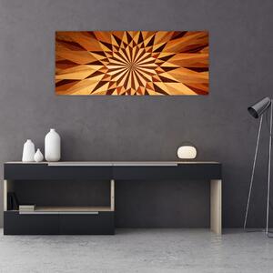 Tablou - Colaj din lemn (120x50 cm)