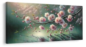 Tablou cireș japonez înflorit