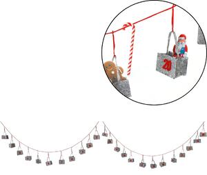 Calendar advent atarnat BAGLANDER 5 m, gri