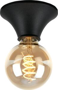 Briloner - Plafonieră de baie, neagră, 1 x E27, 10 W, 230 V, IP44