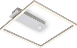 Briloner - Plafonieră LED FRAME cu senzor LED/14W/230V 3000K 30x32 cm crom mat