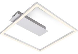 Briloner - Plafonieră LED FRAME, 14W, 230V, 3000K, 30x32 cm, crom mat